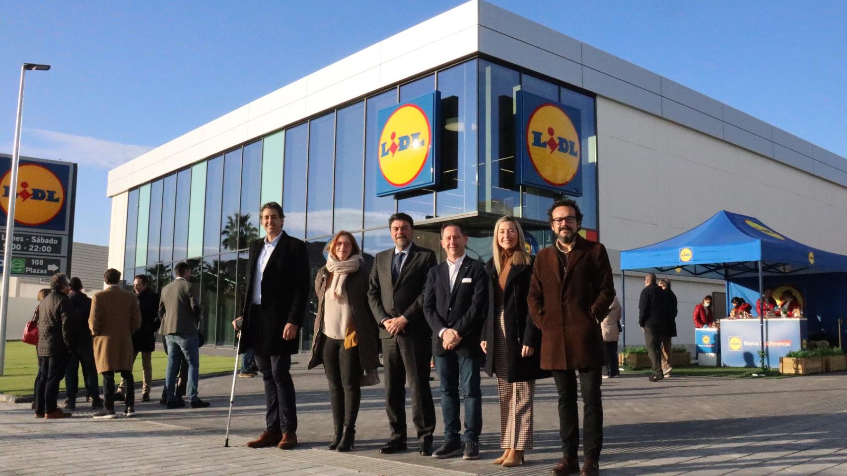 Apertura de la nueva tienda de Lidl en Alicante, este jueves.