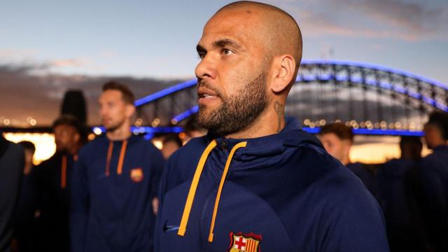 Dani Alves, durante su segunda etapa en el FC Barcelona