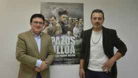 El concejal de Cultura de Toledo, Teo García, y el actor Marcial Álvarez