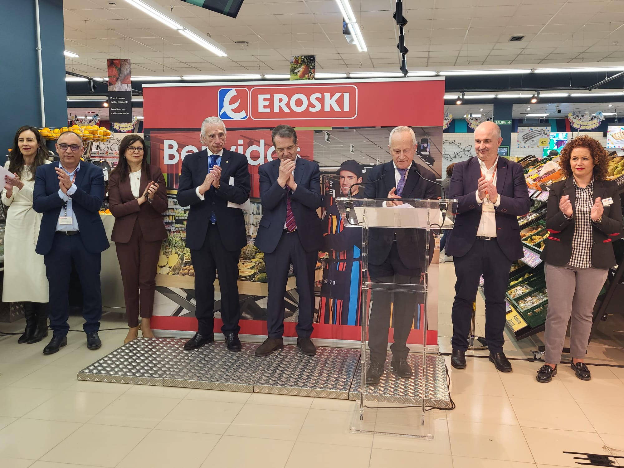 Inauguración del nuevo Eroski Center de Vigo.
