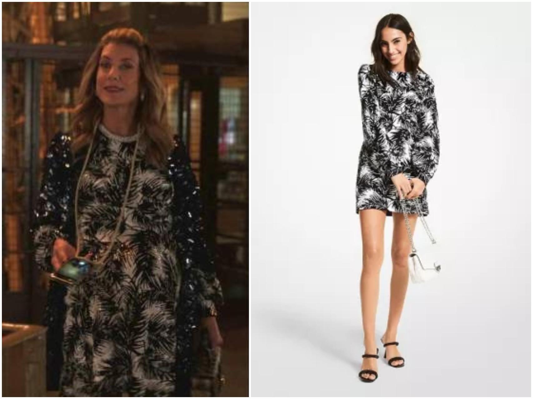 Madeleine Wheeler (interpretada por Kate Walsh) y la modelo de Michael Kors con el mismo vestido que Leonor eligió en los Princesa de Asturias.