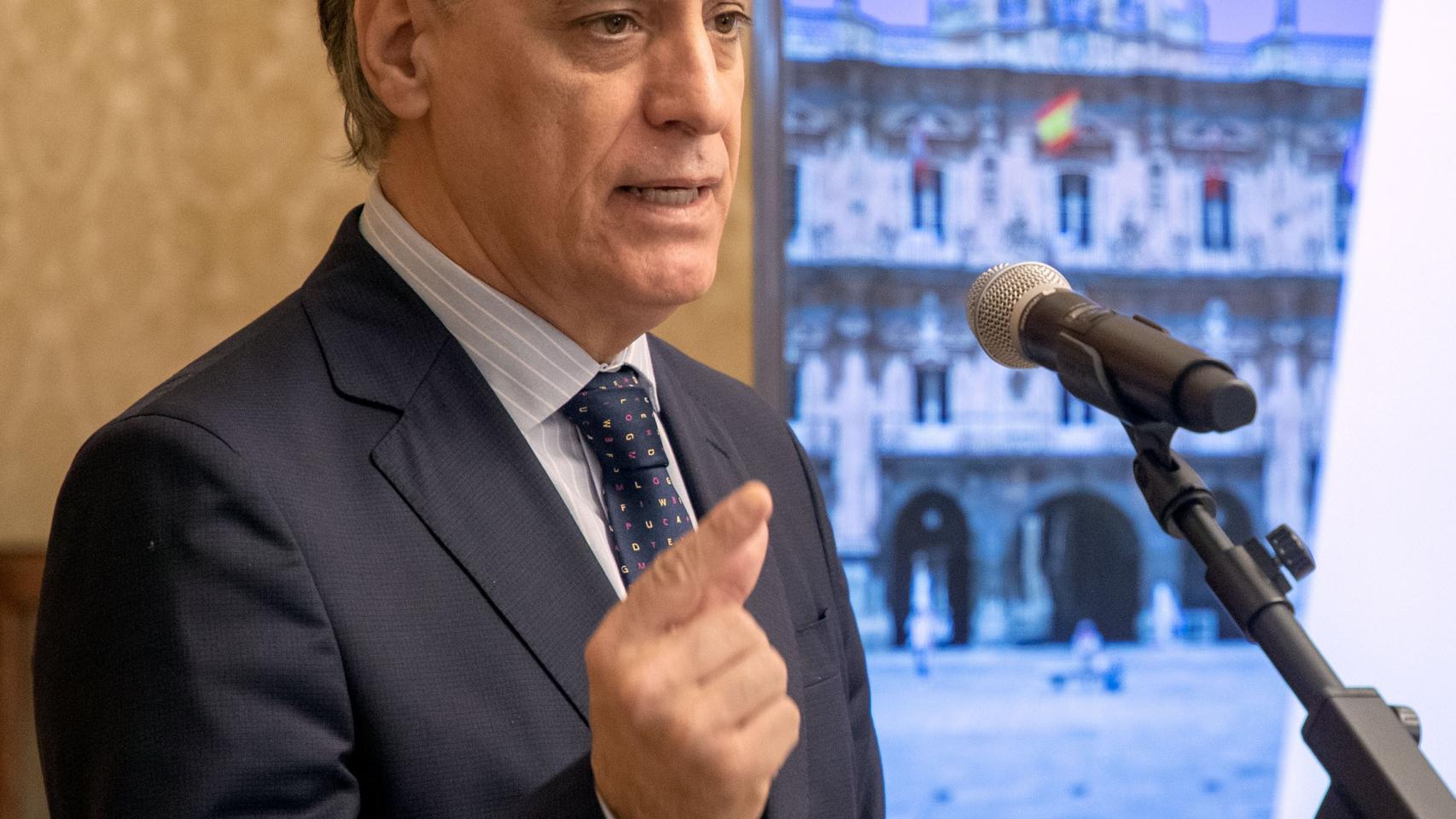 El alcalde de Salamanca, Carlos García Carbayo.