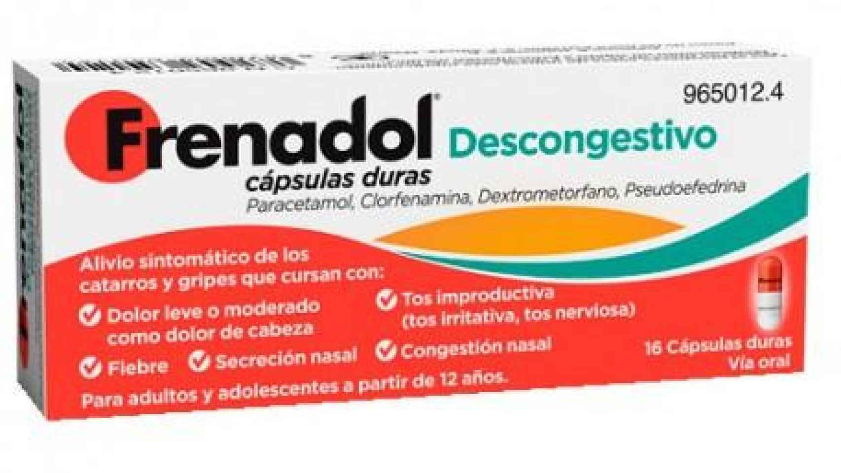 El Frenadol descongestivo es uno de los fármacos con pseudoefedrina que la EMA va a vigilar.