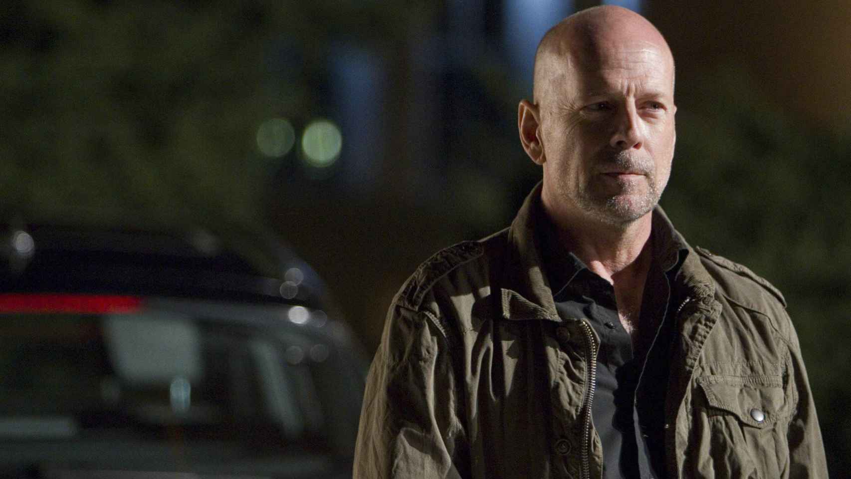 Bruce Willis durante un rodaje.