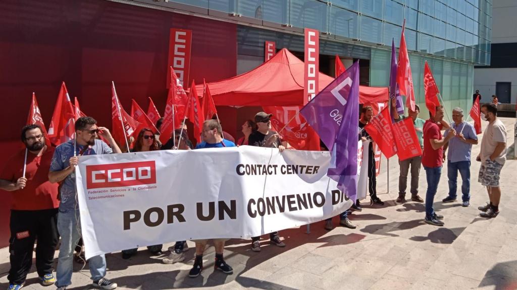 Protestas. Foto: CCOO CLM.