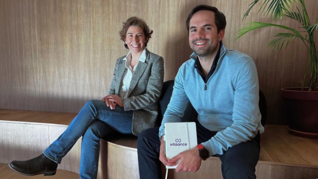 Ana Zamora y Christian Rochas, cofundadores de la 'insurtech' Vitaance.