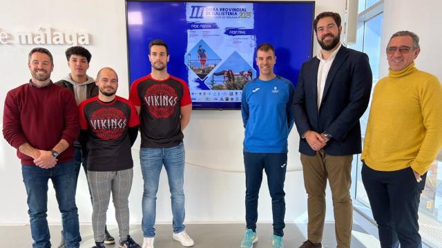 Presentación de la Copa Provincial de Calistenia de la Diputación de Málaga.