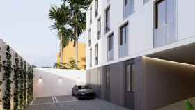 Imagen de un proyecto de apartamentos turísticos de Vahos Arquitectura en Málaga.
