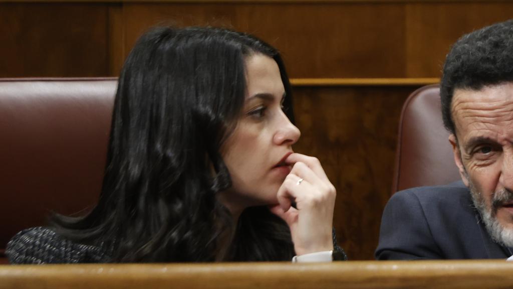 Inés Arrimadas y Edmundo Bal en el Congreso de los Diputados.