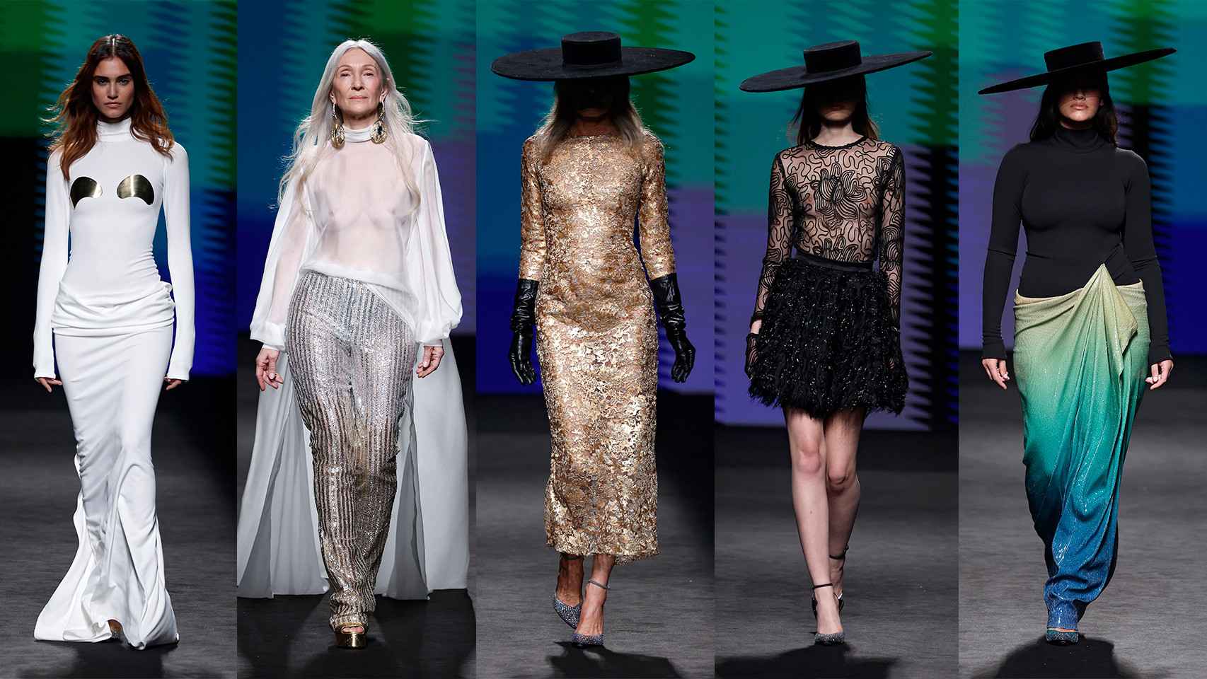 Algunos de los diseños de la colección otoño - invierno de Claro Couture