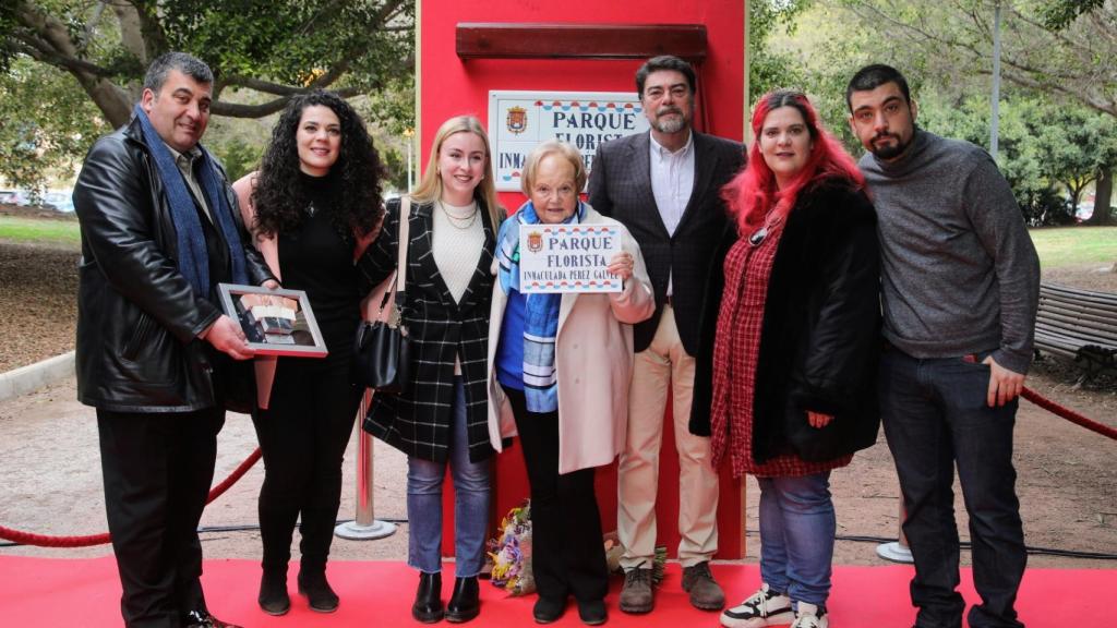 El homenaje a la florista de Alicante, este sábado.