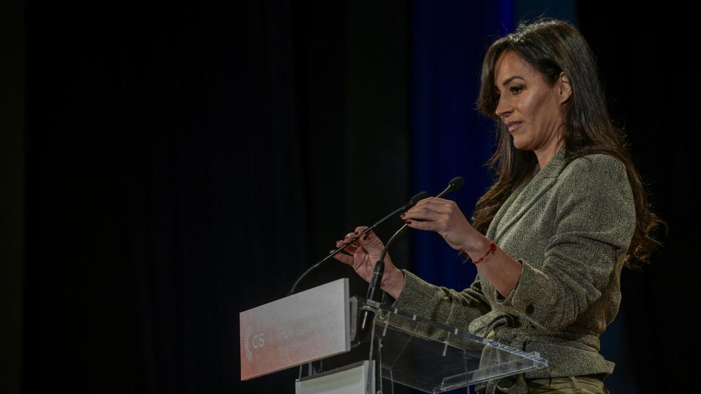 Begoña Villacís, vicepresidenta de Madrid, en un acto de Cs.