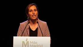 La candidata de Más Madrid a la Presidencia de la Comunidad de Madrid, Mónica García, este sábado.
