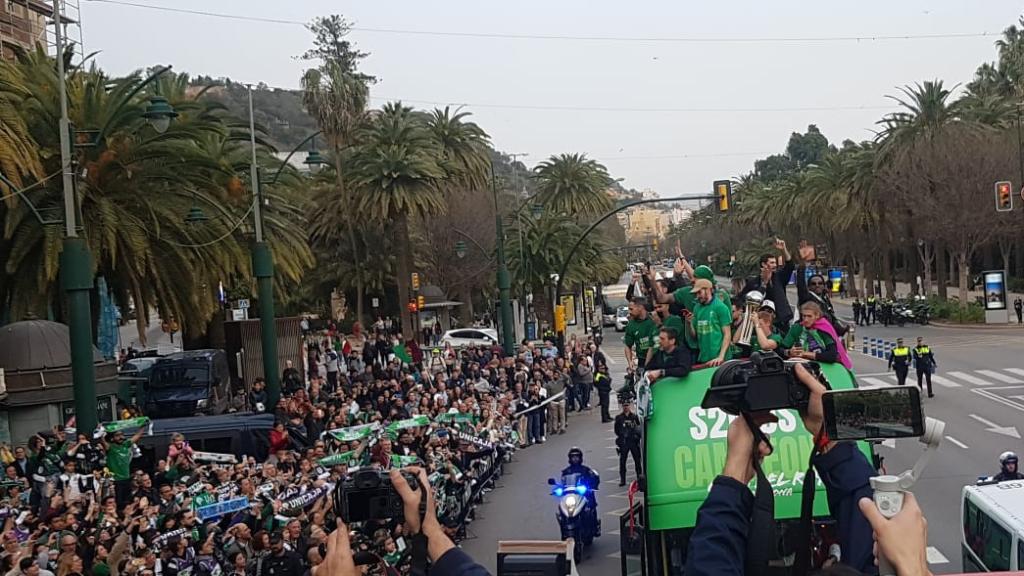 El Unicaja, en la sede.