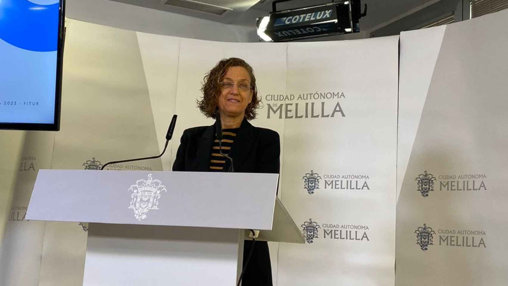 Gloria Rojas, vicepresidenta del gobierno de Melilla y secretaria general del PSOE local.