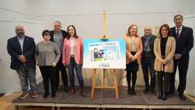 Presentación del cupón conmemorativo de la ONCE de Luisa Alberca Lorente