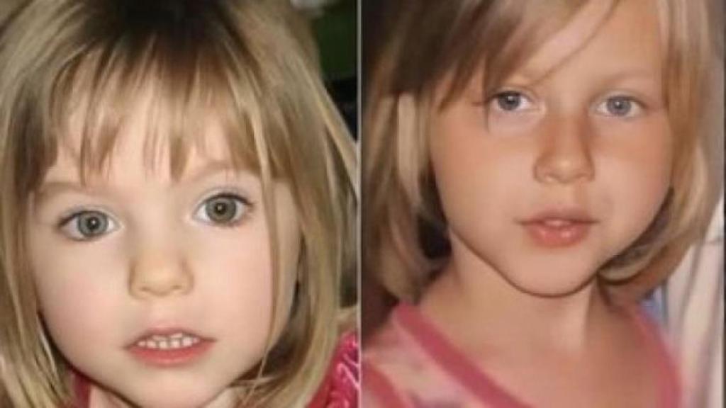 A la derecha, Madeleine McCann, la niña inglesa desparecida en 2007, y a la izquierda, Julia, quien tiene hoy 21 años.