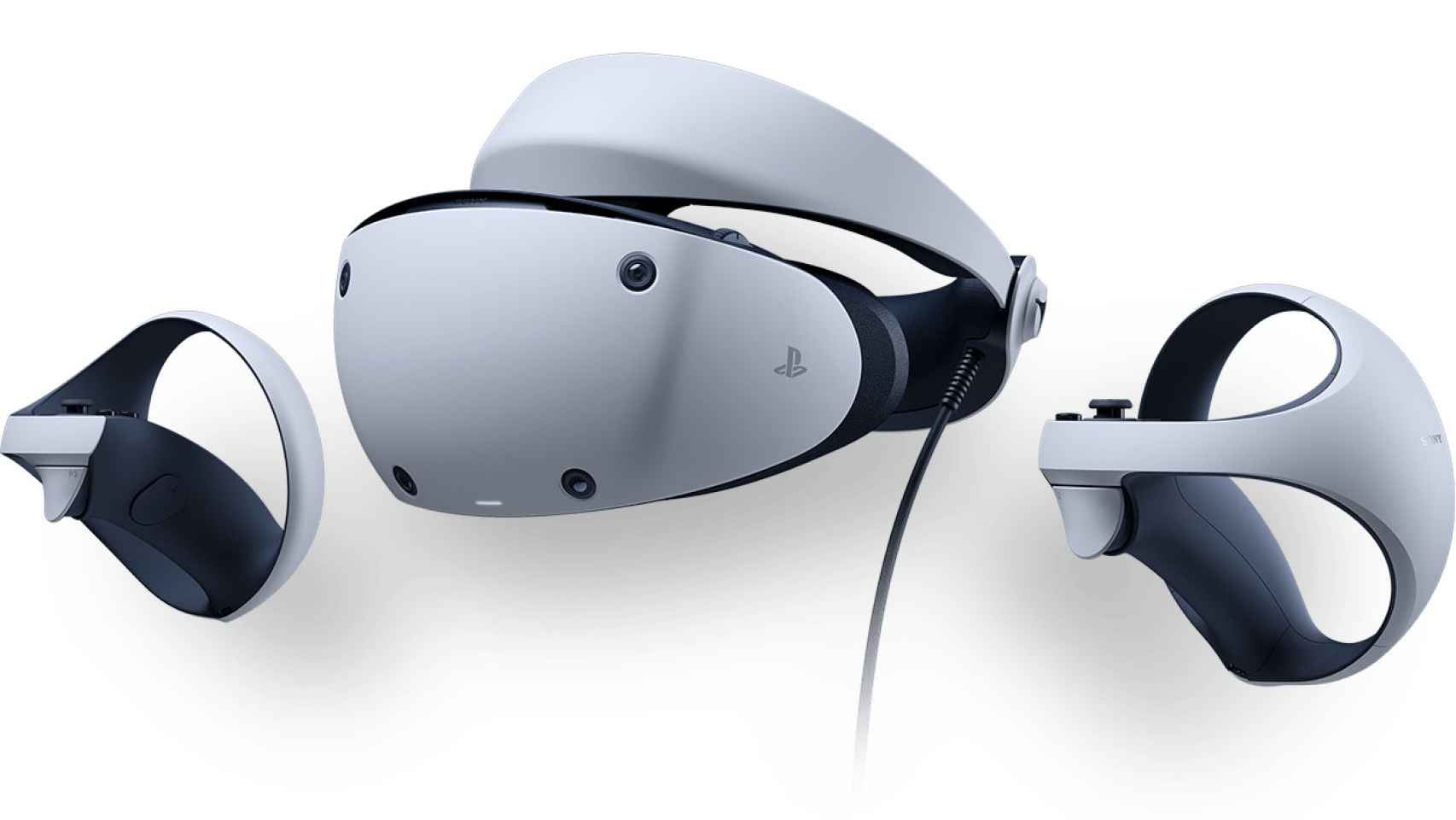 Las gafas y los mandos de PlayStation VR2