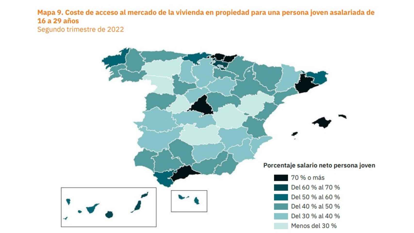 Málaga, entre las seis provincias con menor equilibro entre sueldo joven y coste de vivienda