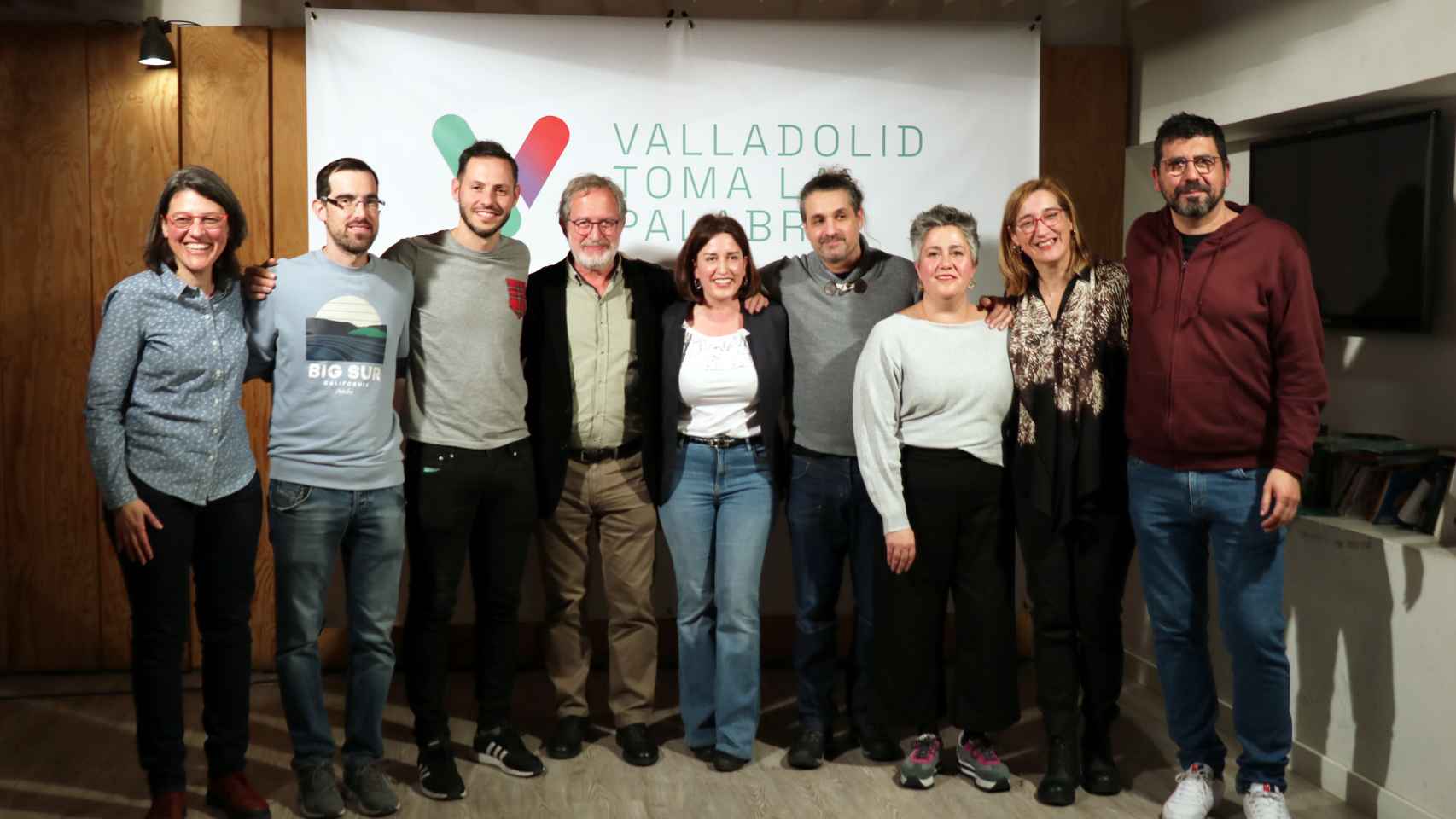 Los candidatos de Toma la Palabra a las elecciones municipales de Valladolid.