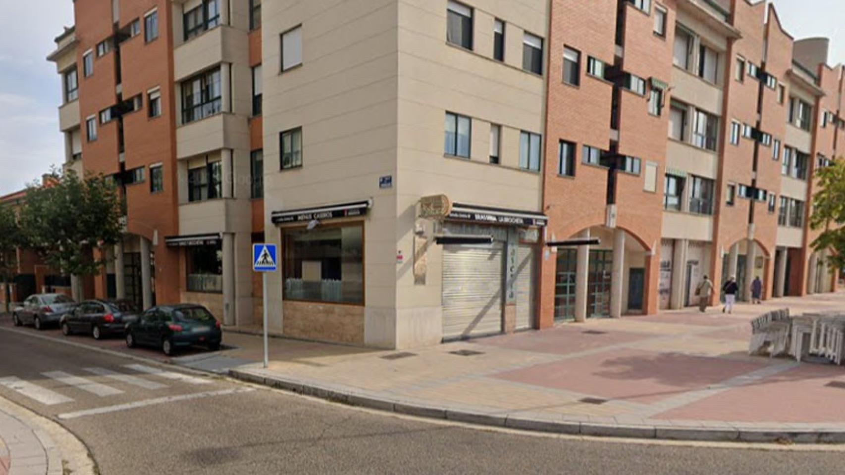 Calle Vinos de Rueda con Yanguas en Valladolid