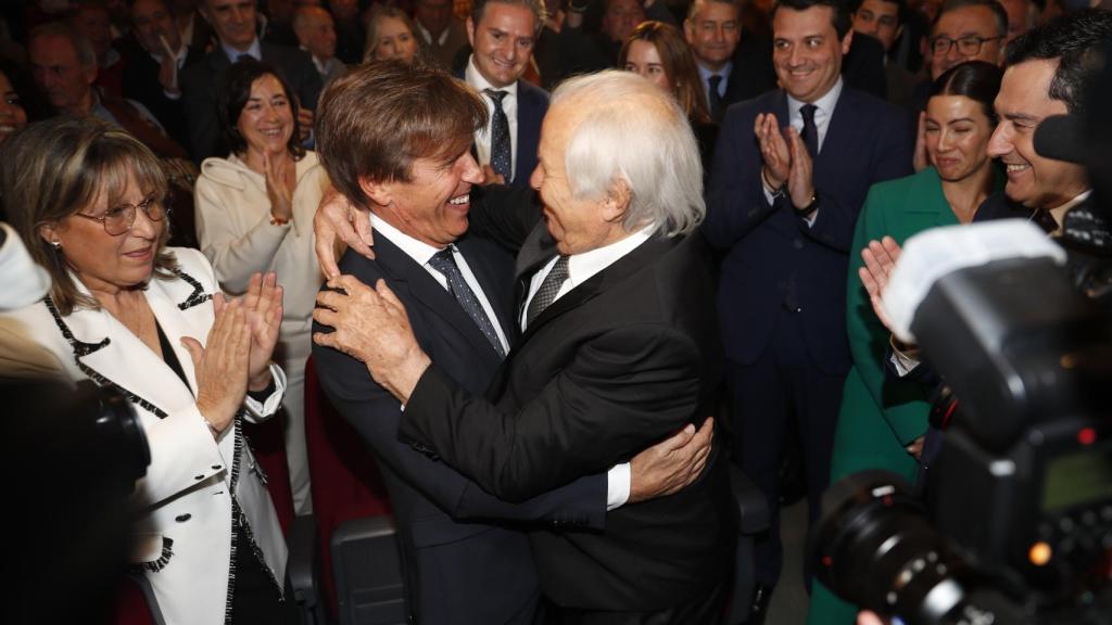 Manuel Díaz y Manuel Benítez, en su primer encuentro público.