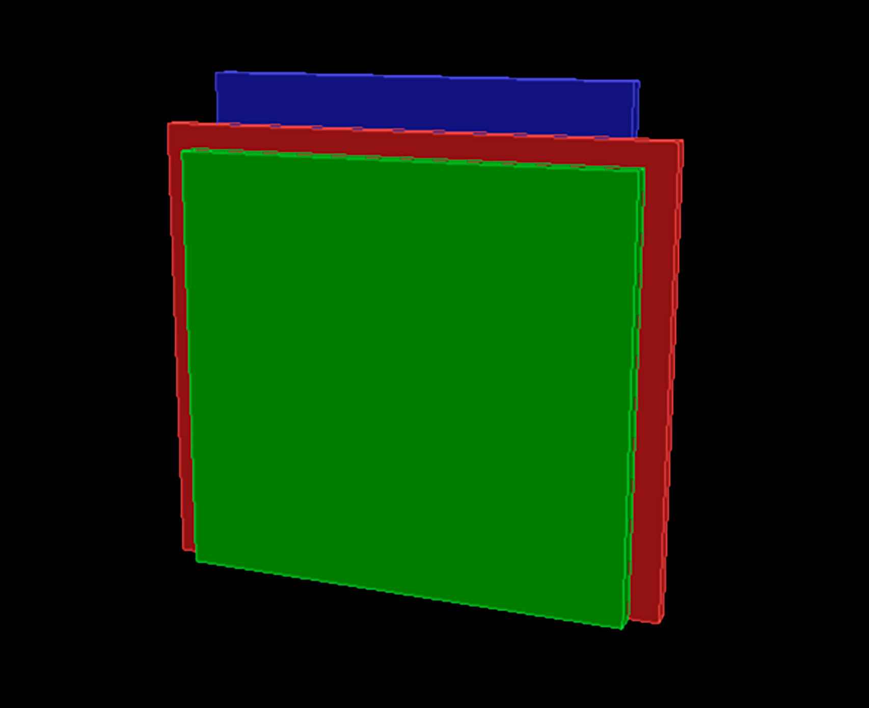 El tamaño del Find N2 (verde), el Pixel Fold (rojo) y el Z Fold 4 (azul).