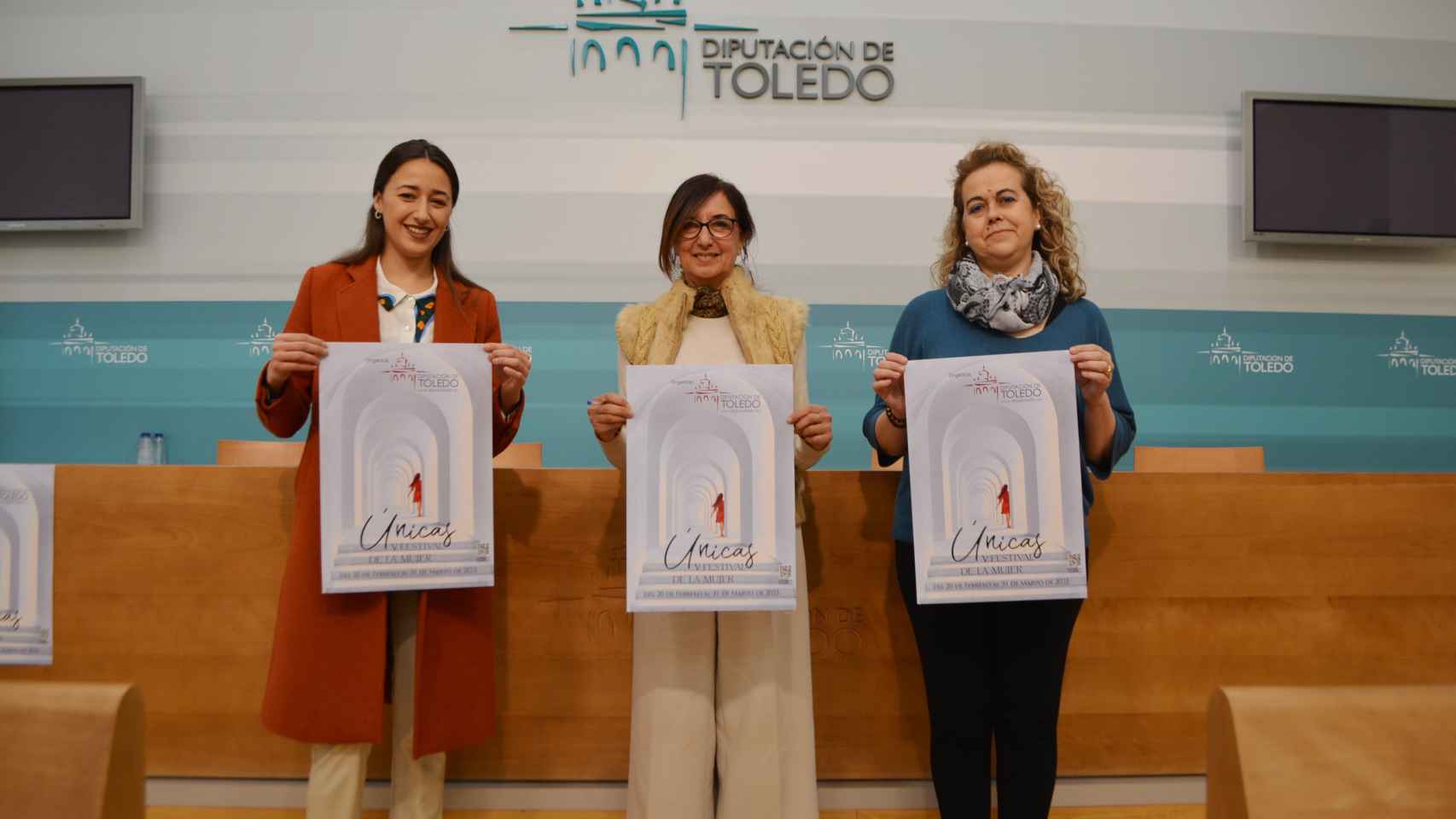Presentación del Festival de Mujeres 'Únicas' en la Diputación de Toledo
