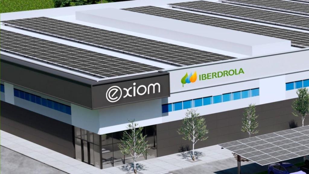 Fábrica de paneles fotovoltaicos de Exiom e Iberdrola.