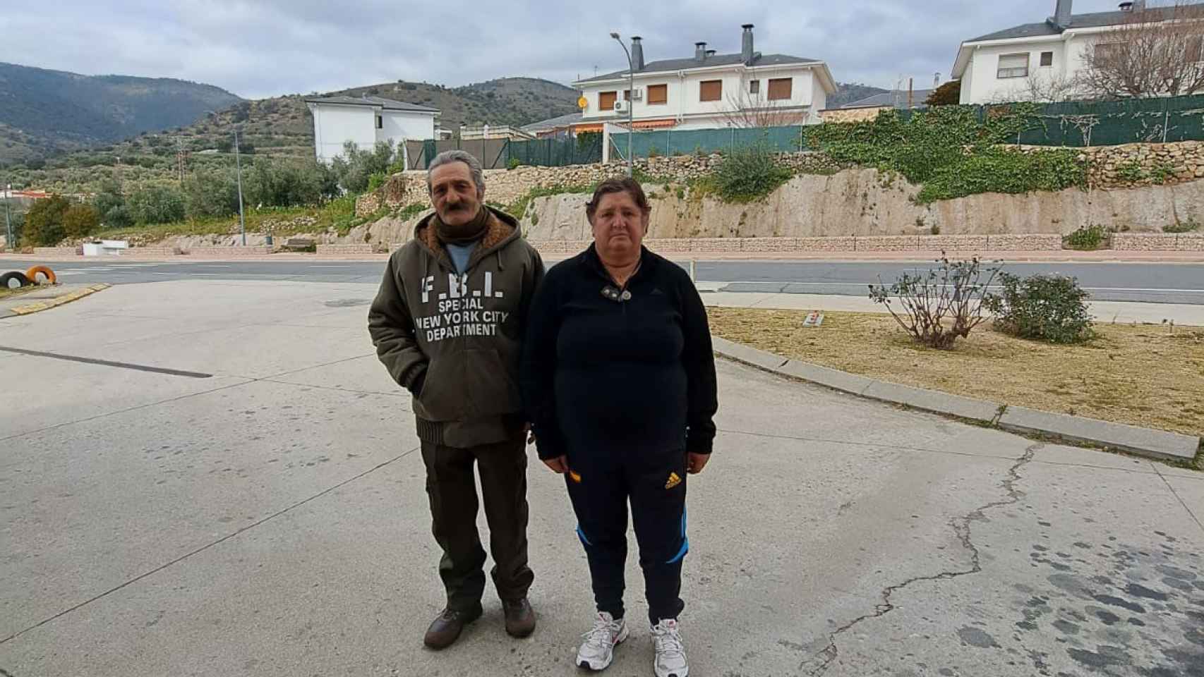Pedro García y Concha Sánchez, dos adradenses que se han quedado sin hogar