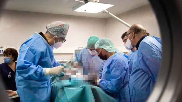 Equipo médico de Cruz Roja en el Carnaval del Toro de Ciudad Rodrigo