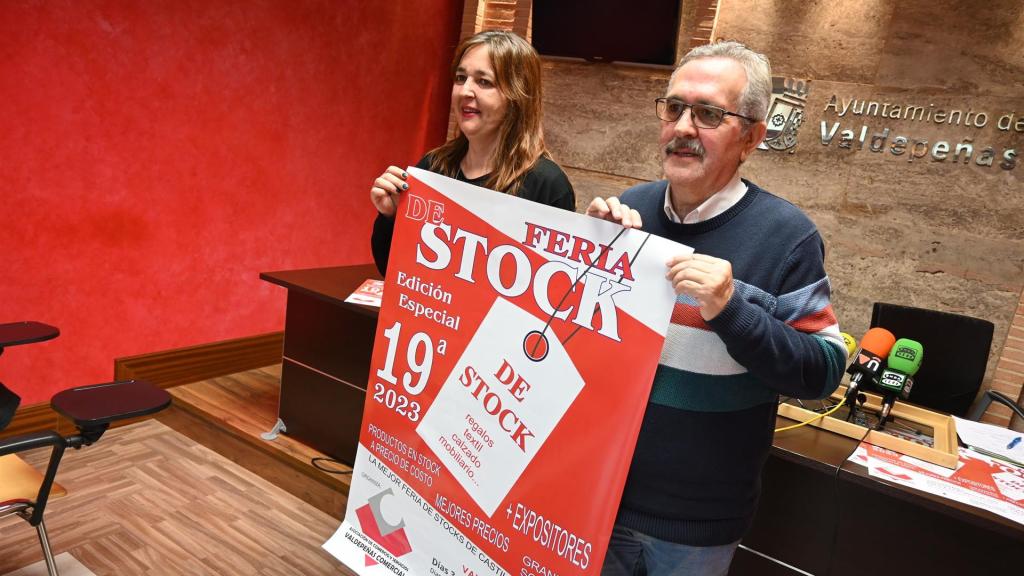 Presentación de la Feria del Stock de Valdepeñas. Foto: Ayuntamiento de Valdepeñas.