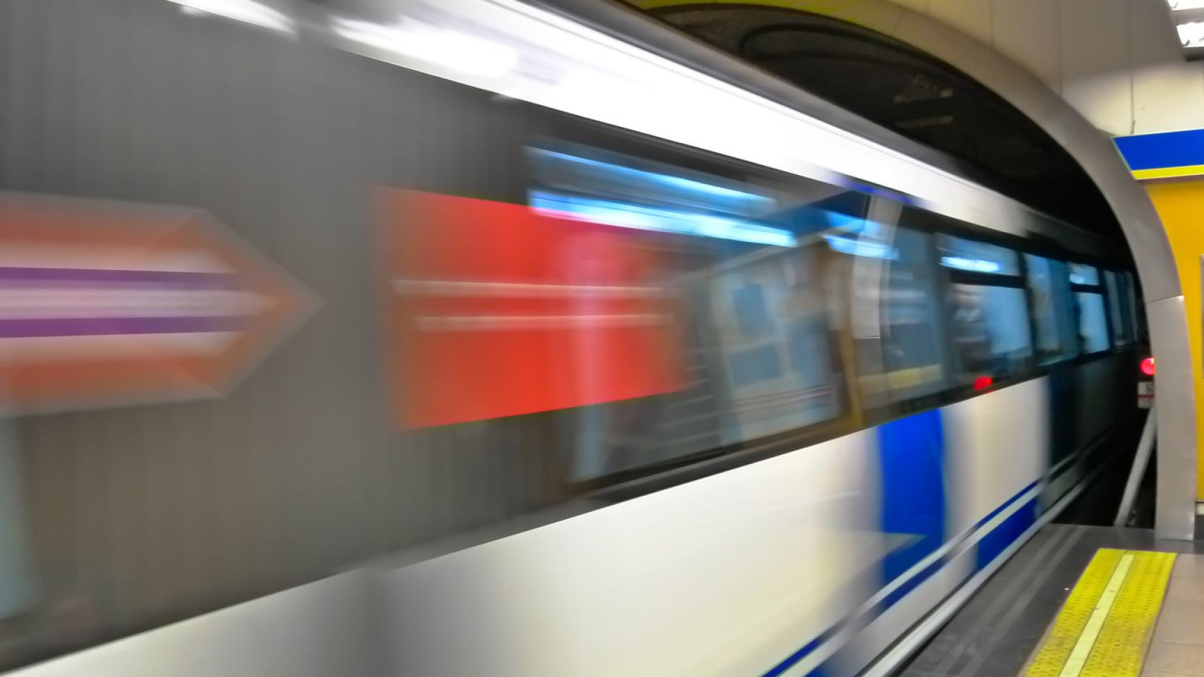 Metro de Madrid en marcha.