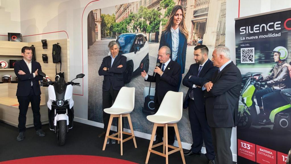 Un momento de la presentación del concesionario de Silence en Málaga.