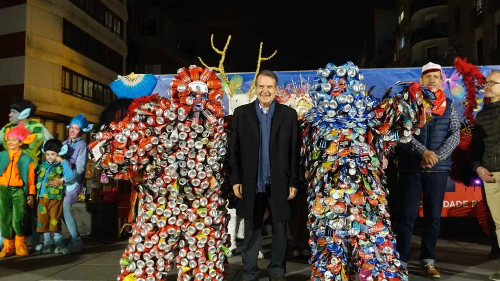 Desfile de disfraces de carnaval en Vigo.