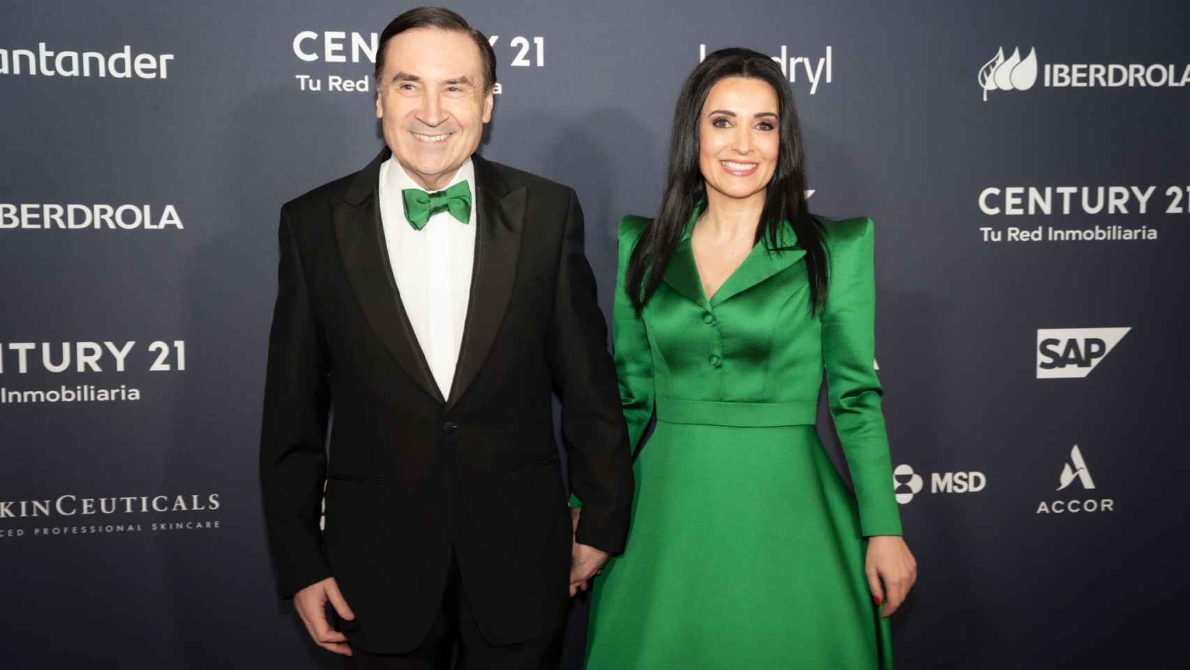 Pedro J. Ramírez y Cruz Sánchez de Lara en la gala de El Español Top 100 Mujeres Líderes. Fotos: Esteban Palazuelos