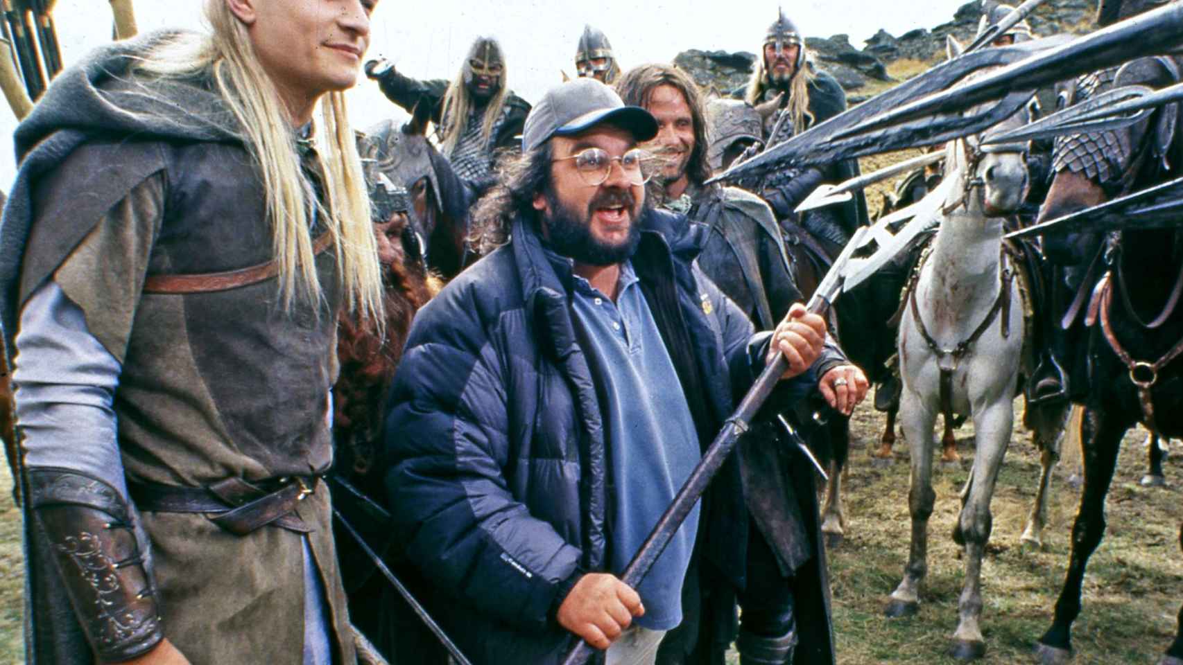 Peter Jackson durante el rodaje de 'El Señor de los Anillos'.