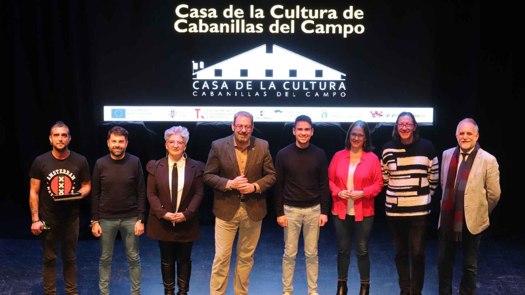 Acto de presentación para remodelar la Casa de Cultura de Cabanillas del Campo (Guadalajara).