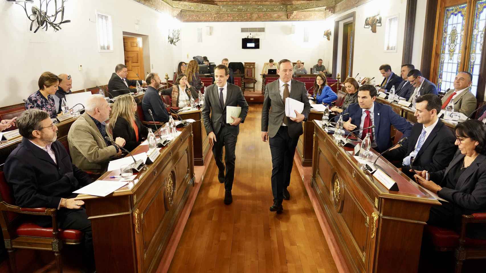 Sesión plenaria del mes de febrero en la Diputación de Valladolid