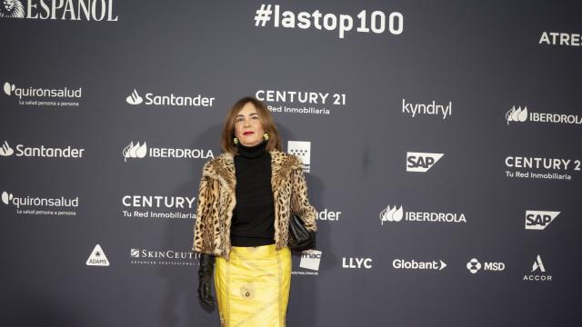 Charo Izquierdo en el 'photocall' de 'Las Top 100'