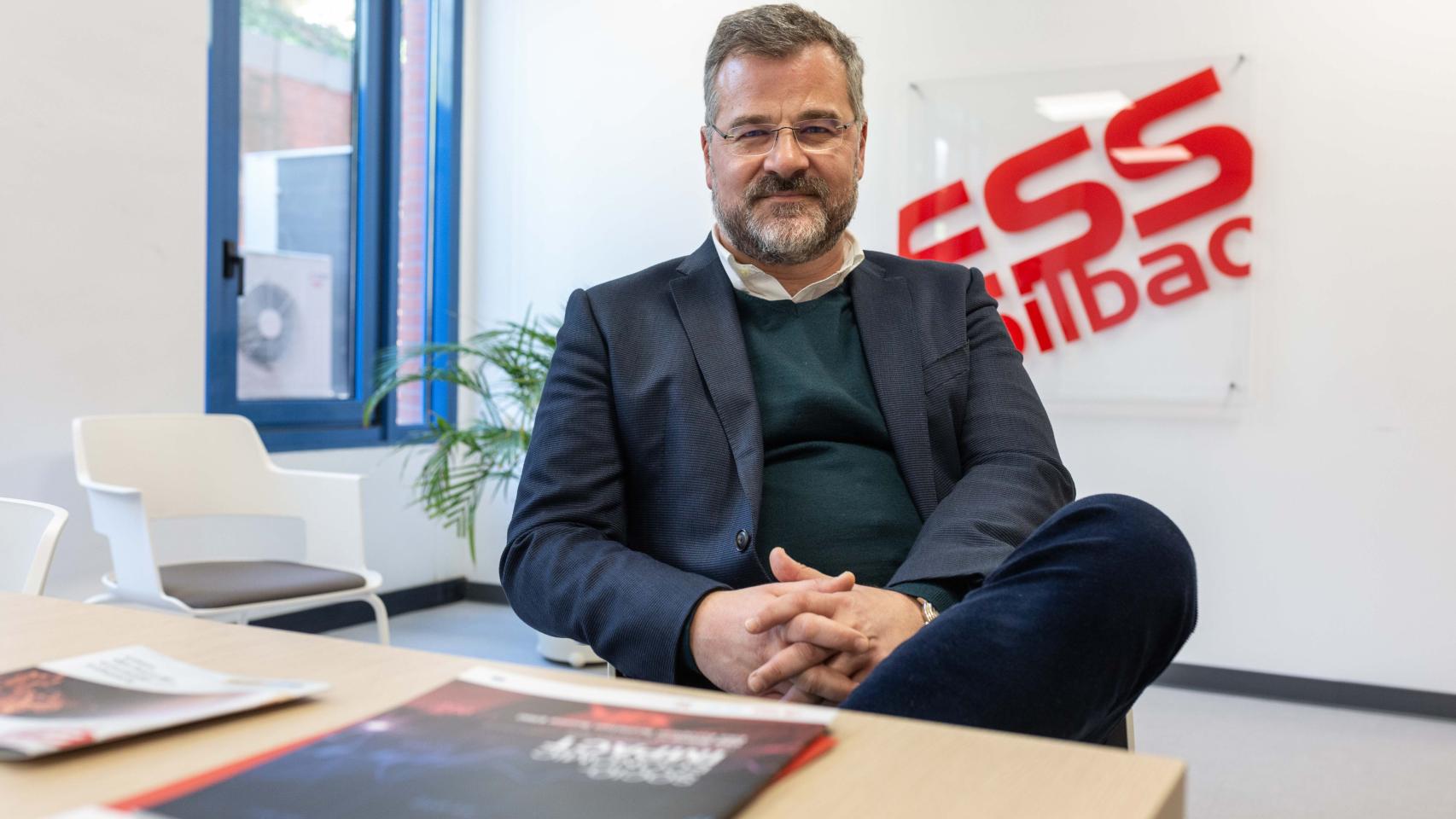 Mario Pérez dirige el laboratorio en Bilbao que ha construido el