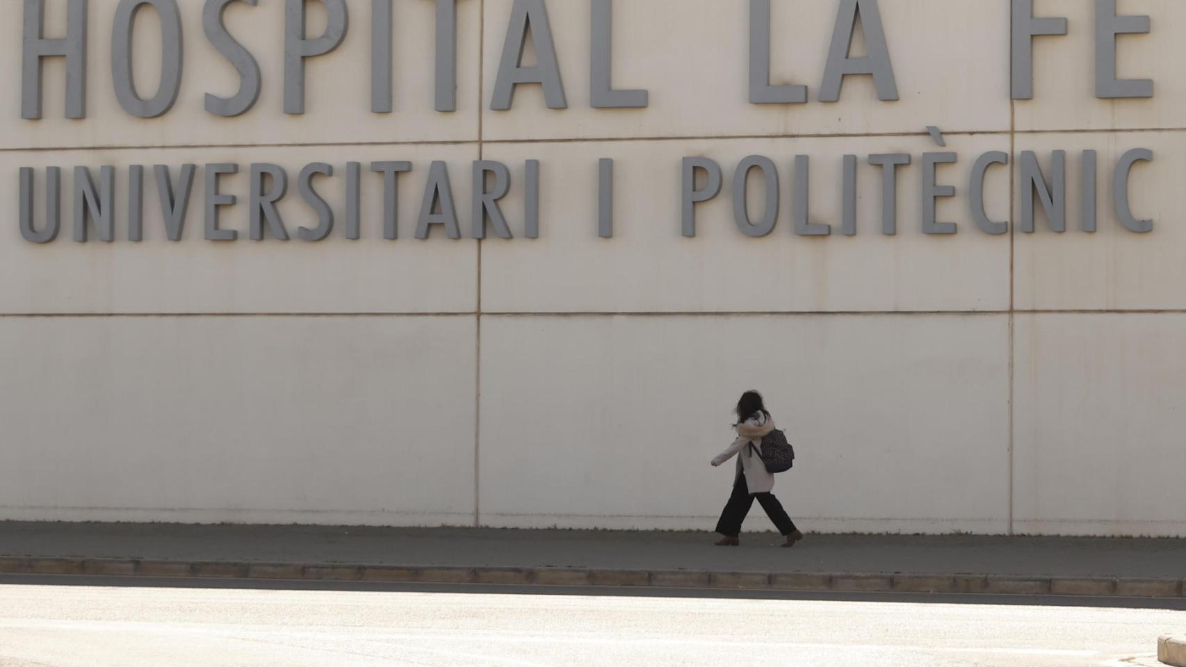 Hospital La Fe de Valencia, lugar donde se encontraba aislado el paciente