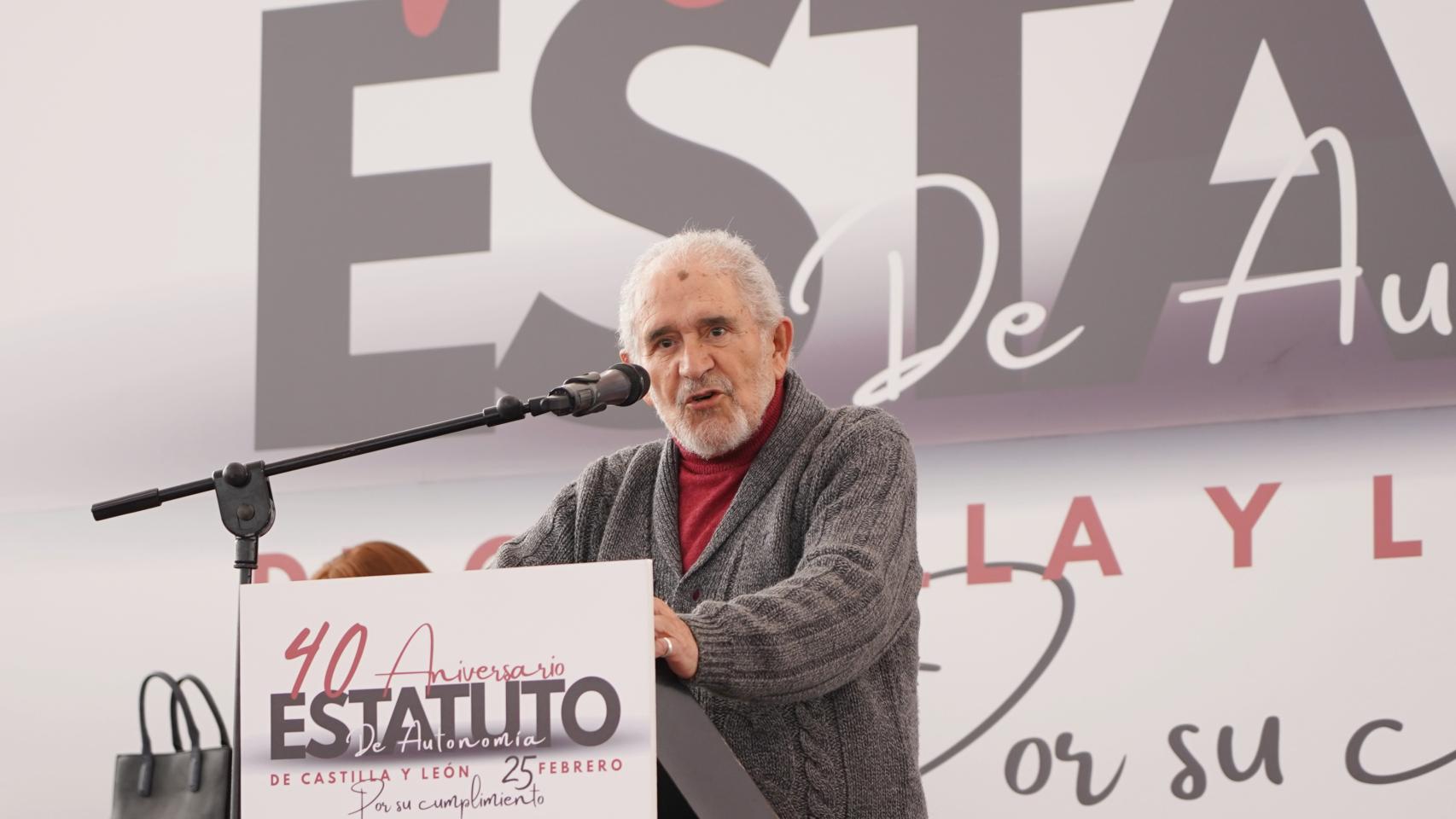 El expresidente de la Junta, Demetrio Madrid, en el 40 aniversario del Estatuto de Autonomía de Castilla y León