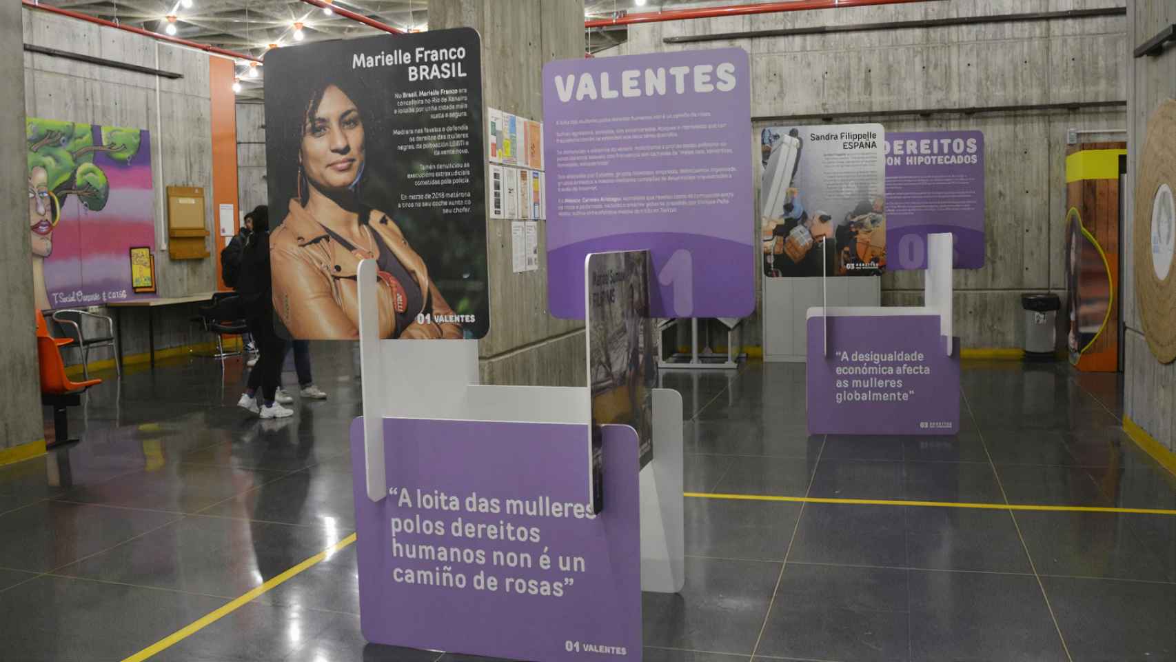 La exposición ‘Mulleres en Loita’ estará en el Gastroespazo del Mercado de Abastos.