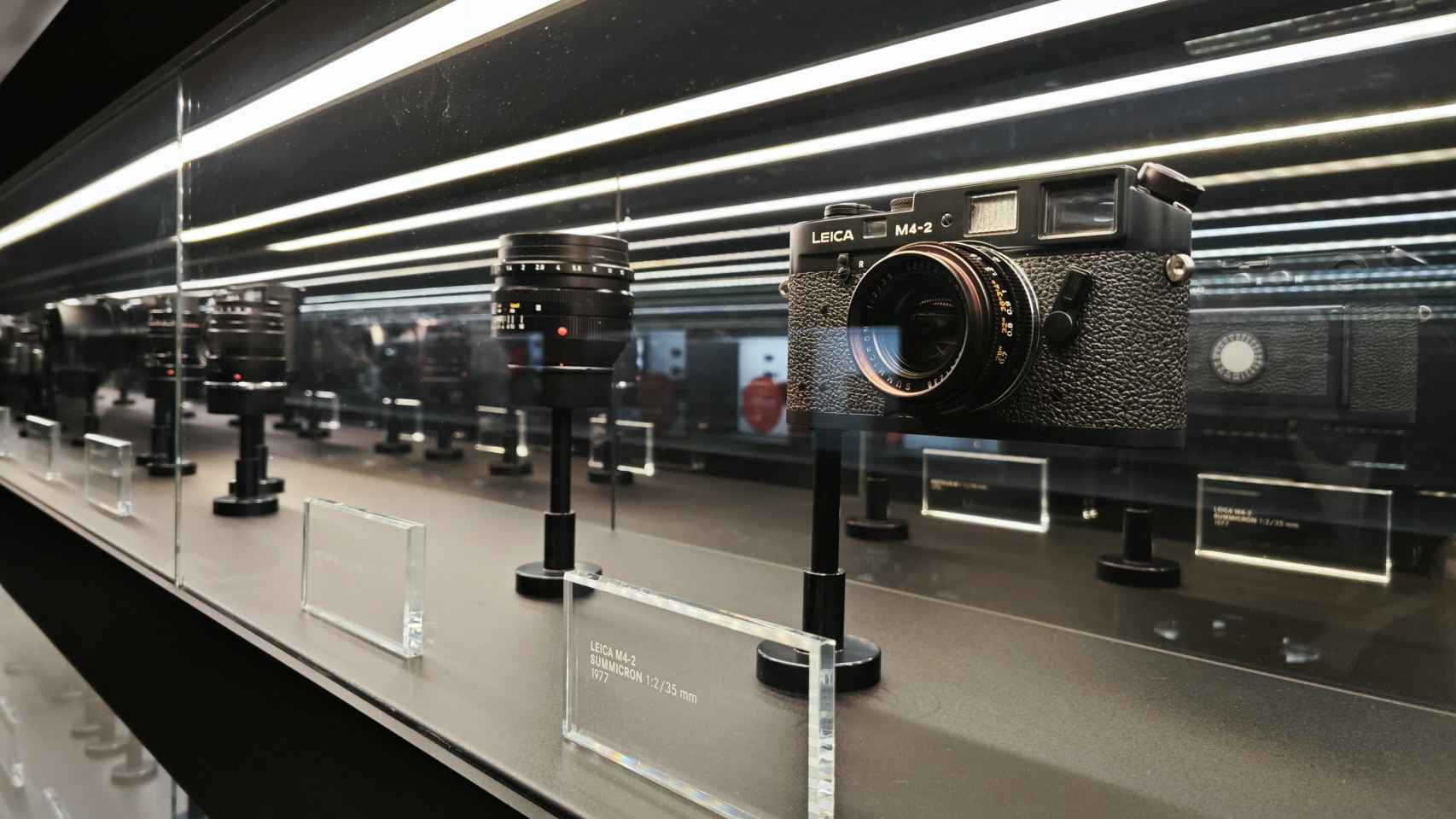 Interior del museo de Leica
