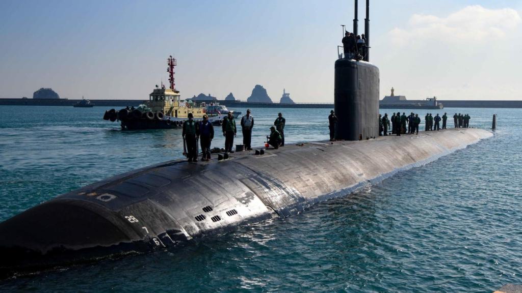 El submarino nuclear USS Springfield de Estados Unidos.