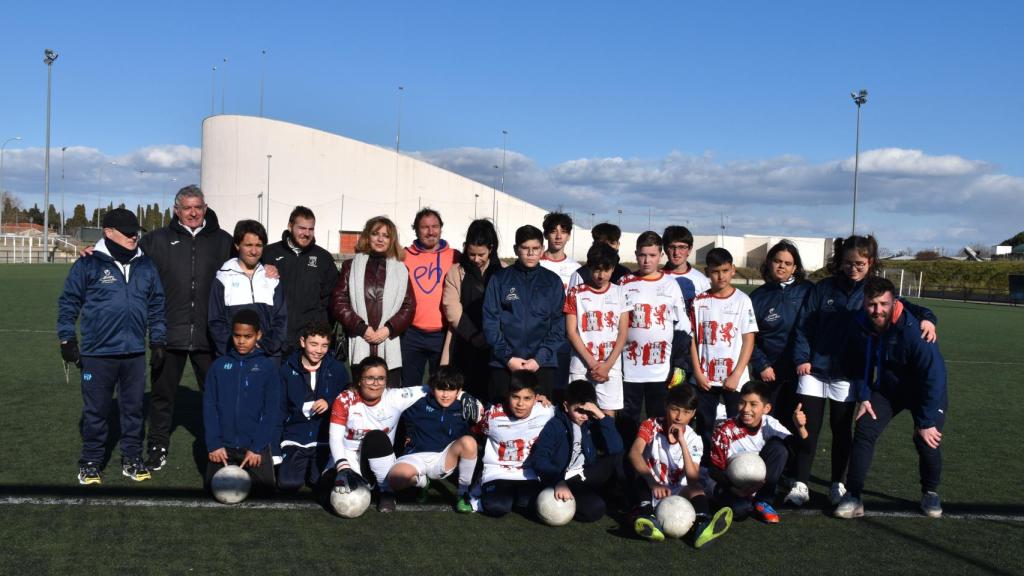 Escuela de fútbol inclusivo de la Fundación Eusebio Sacristán y la Fundación Castilla y León de Zamora