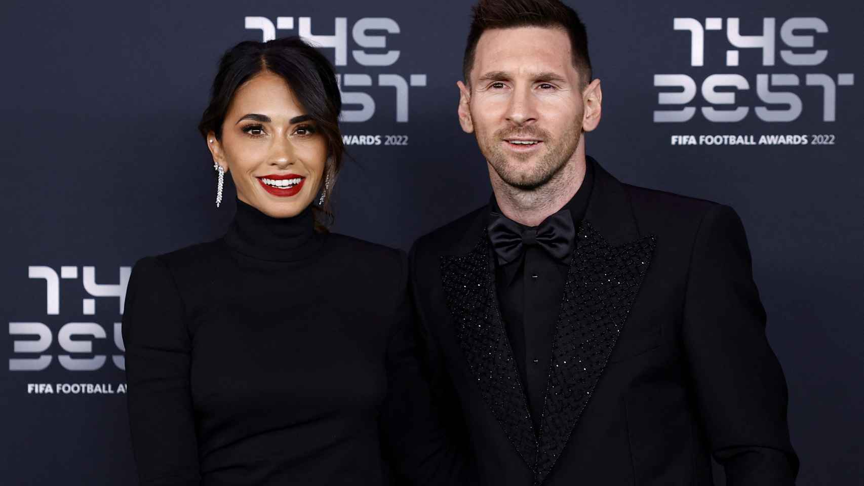 Antonela Roccuzzo y Leo Messi, en los The Best de la FIFA 2022