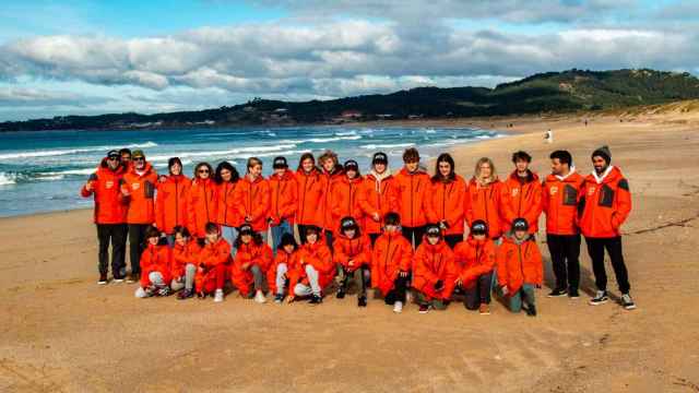 Miembros de Patos Surf Escola.