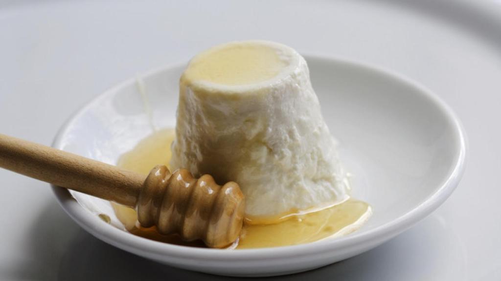 Receta de flan de queso.